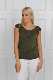 Heidi top, khaki