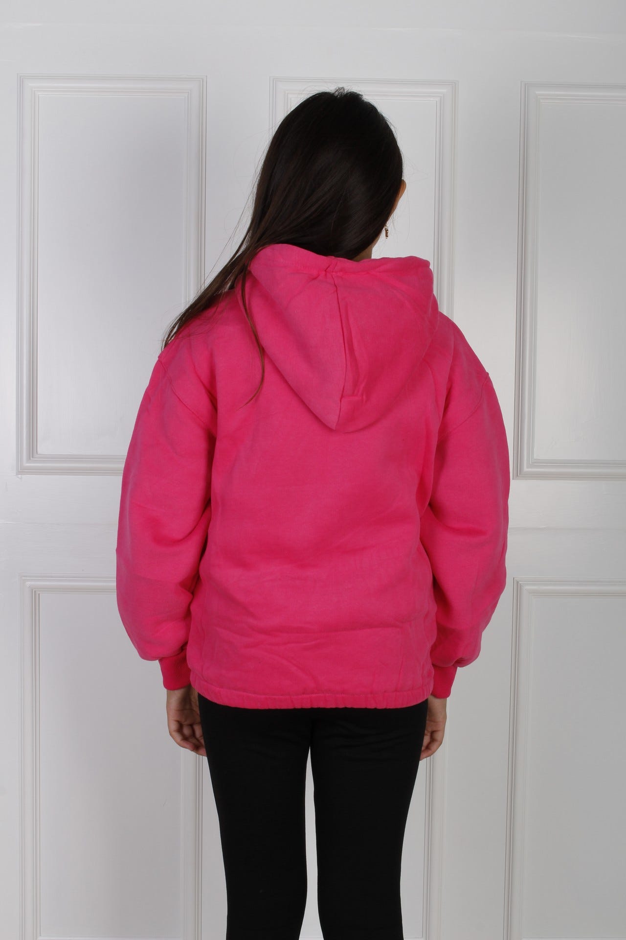 Mjuk hoodie, Rosa